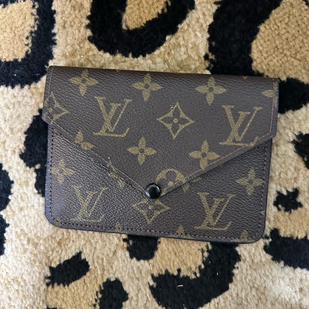LV handcrafted wallet repurposed
